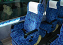 長途巴士的內部（座椅）