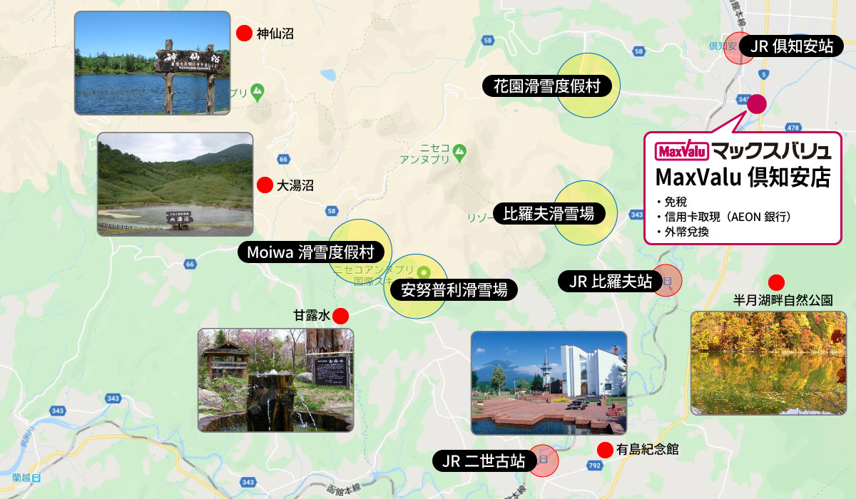 二世古、俱知安地區