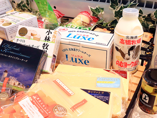 二世古地區的芝士和牛奶。
